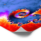 Großartiges Fraktal #1 Poster (Ecke)