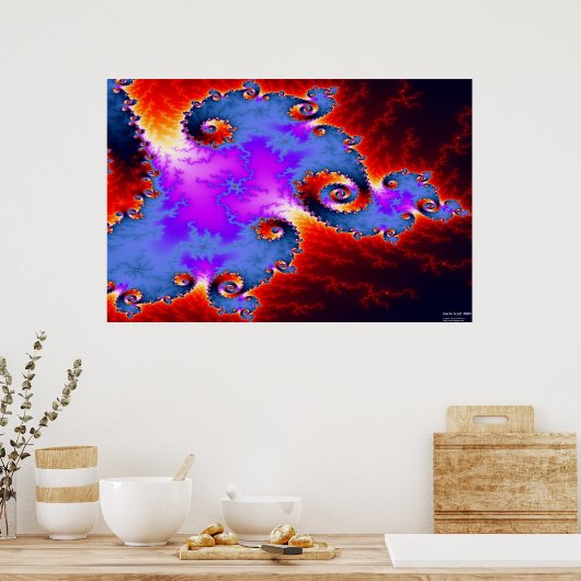 Großartiges Fraktal #1 Poster (Küche)