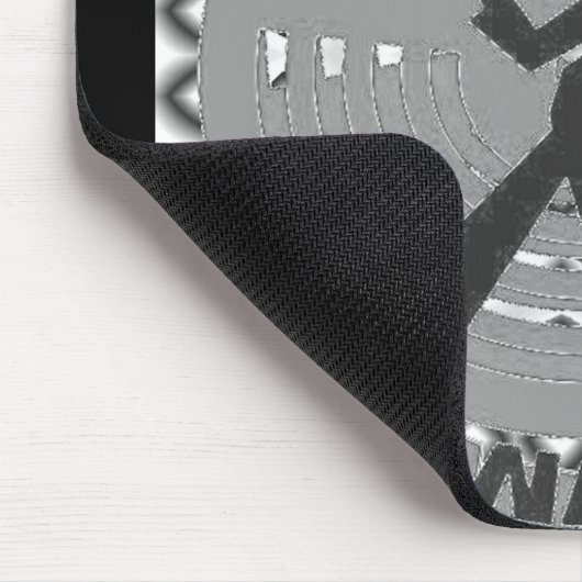 GROSSARTIGES FUNK-CHROM MOUSEPAD (Ecke)