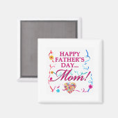 Großartiges Geschenk für eine Single-Mama Magnet (Vorderseite/Rückseite)