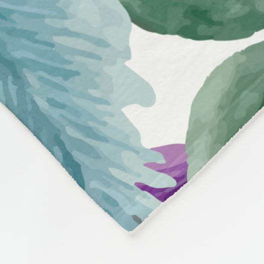 Großartiges Geschenk, maßgeschneiderte Großmutter- Fleecedecke (Ecke)