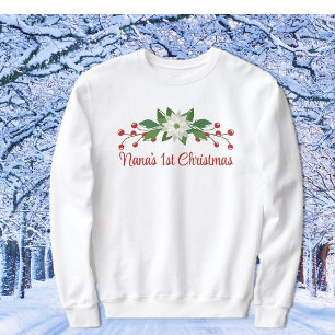 Großartiges Geschenk! Nanas erstes Weihnachts-Swea Sweatshirt
