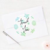 Großartiges Gold Danke an die Aufkleber (Umschlag)