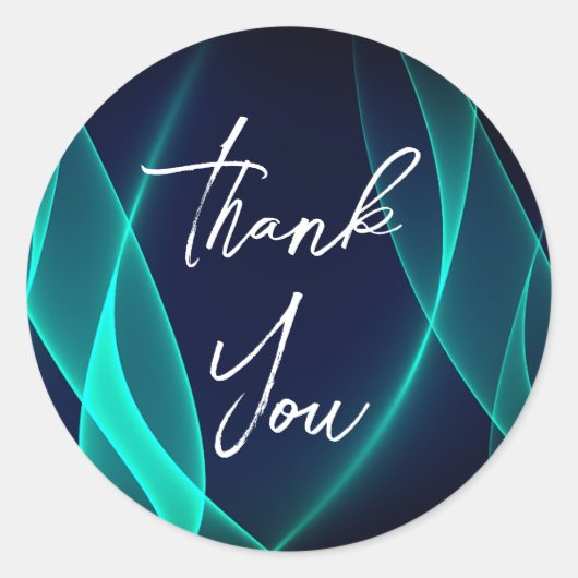 Großartiges Gold Danke an die Aufkleber (Vorderseite)