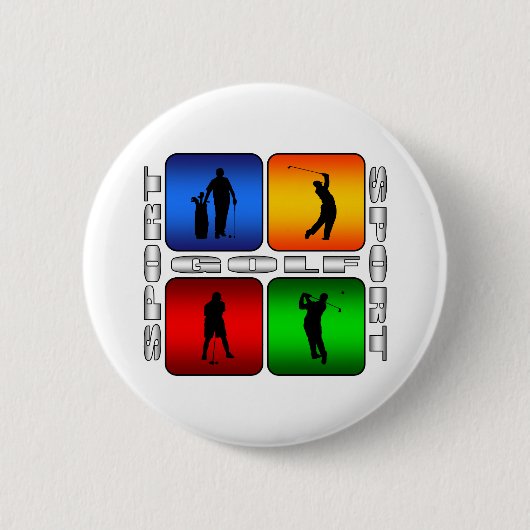 Großartiges Golf Button (Vorderseite)