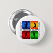 Großartiges Golf Button (Vorne & Hinten)
