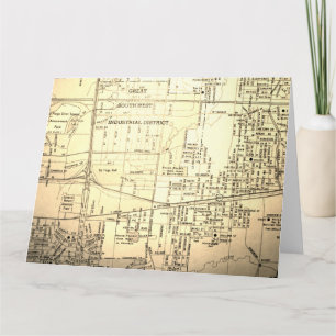 Großartiges Grasland, TX Vintage Karte