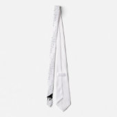 Großartiges Klavier und Musiknoten Krawatte (Rückseite)