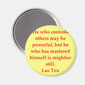 großartiges Lao Tzu Zitat Magnet (Vorderseite/Rückseite)