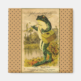 Großartiges Magnet für Vintage Froschkunstwerke