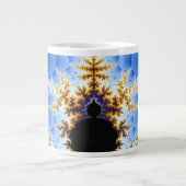 Großartiges Mandelbrot-Fraktal Jumbo-Tasse (Vorderseite)