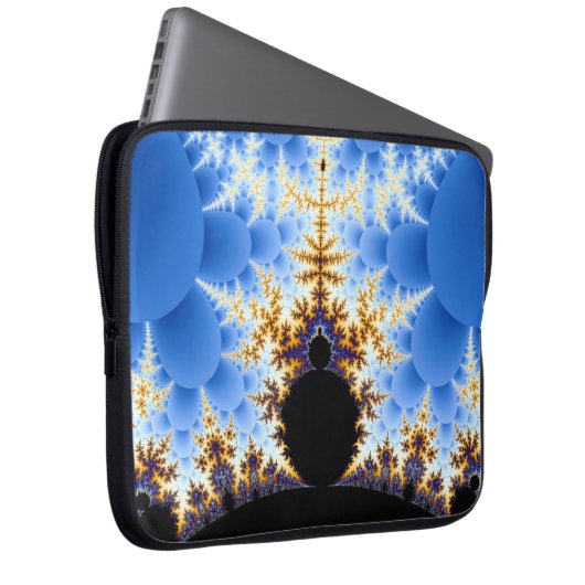 Großartiges Mandelbrot-Fraktal Laptopschutzhülle (Vorne Rechts)