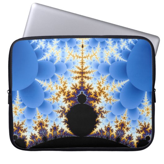 Großartiges Mandelbrot-Fraktal Laptopschutzhülle (Vorderseite)
