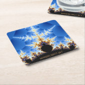 Großartiges Mandelbrot-Fraktal Rechteckiger Pappuntersetzer (angewinkelt)