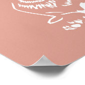 Großartiges Minimalistisches Schäferposter Poster (Ecke)