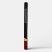 Großartiges Mit Monogramm afrikanisches Königin iP Case-Mate iPhone Hülle (Rückseite / Links)