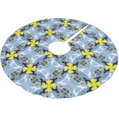 großartiges Muster Polyester Weihnachtsbaumdecke (Schrägansicht)