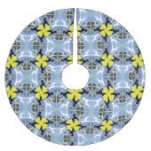 großartiges Muster Polyester Weihnachtsbaumdecke (Vorderseite)