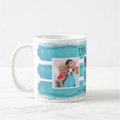 Großartiges Oma Sie sind das Beste - 3 Foto Aqua Kaffeetasse (Links)