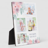 Großartiges Oma Sie sind die beste 4 Foto Rosa Blu Fotoplatte (Seite)