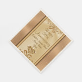 Großartiges Personalisiertes 50-jähriges Jubiläum Serviette (Ecke)