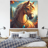 Großartiges Pferd Leinwanddruck (Insitu (Schlafzimmer))