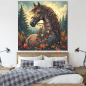 Großartiges Pferd Leinwanddruck (Insitu (Schlafzimmer))