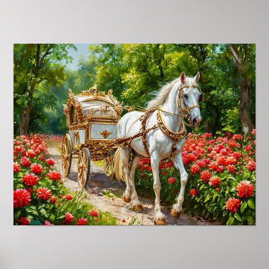 Großartiges Pferd und Beförderung Poster (Vorne)