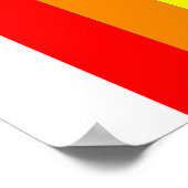 Großartiges Rainbow Fine Art Poster (Ecke)