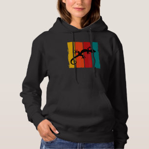 Großartiges Retro-Kostüm Leopardgecko Reptil Echse Hoodie