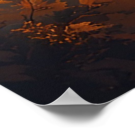 Großartiges Rotes Pferd Poster (Ecke)