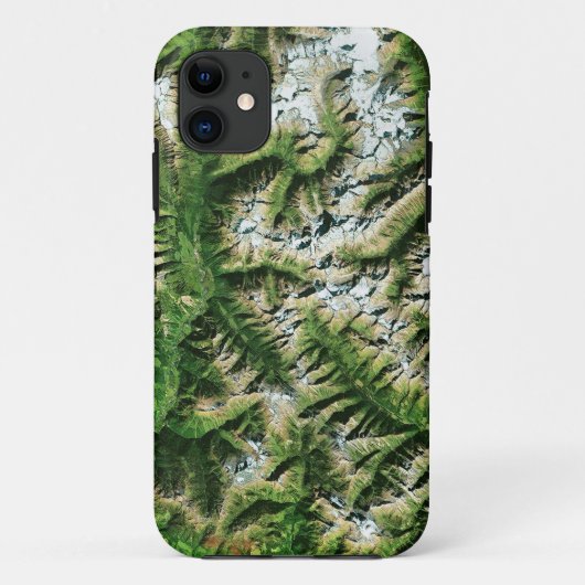 Großartiges Satellitenbild (Berge) Case-Mate iPhone Hülle (Rückseite)
