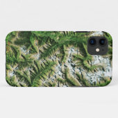 Großartiges Satellitenbild (Berge) Case-Mate iPhone Hülle (Rückseite (Horizontal))