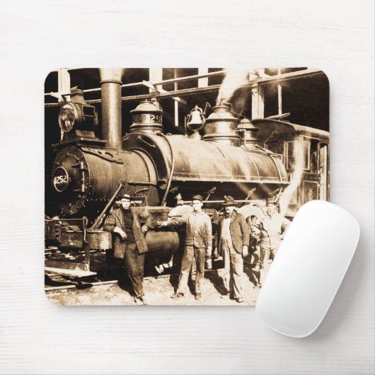 Großartiges Stamm-Eisenbahn-Geschäft u. Crew - Mousepad (Mit Mouse)