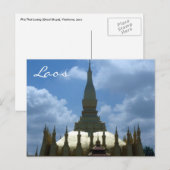 großartiges Stupa-Labor Postkarte (Vorne/Hinten)
