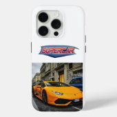 Großartiges Supercar iPhone 15 Pro Case Design. (Rückseite)