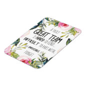 Großartiges Team Dankeschön Phantastisches Teamang Magnet (Linke Seite)