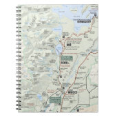 Großartiges Teton Kartennotizbuch Notizblock (Vorderseite)