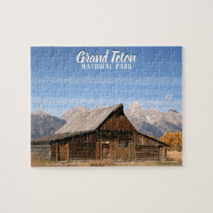 Großartiges Teton Nationalpark-Puzzlespiel Puzzle