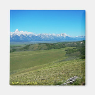 Großartiges Teton Tal, WY Magnet