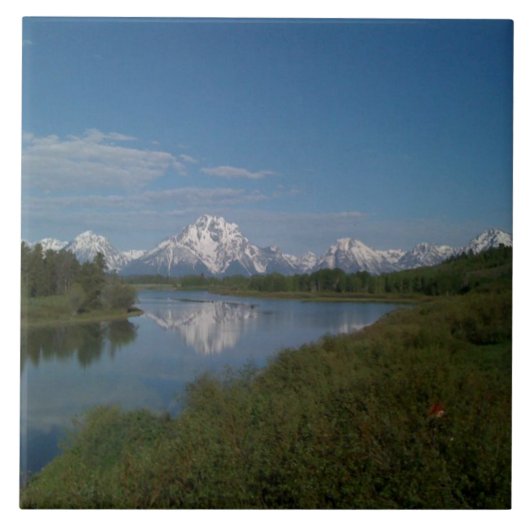 Großartiges Tetons Fliese (Vorderseite)