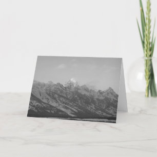 Großartiges Tetons im Winter, Jackson Hole, Karte