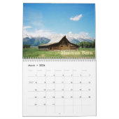 Großartiges Tetons von Kalender Yellowstone 2015 (Mär 2026)