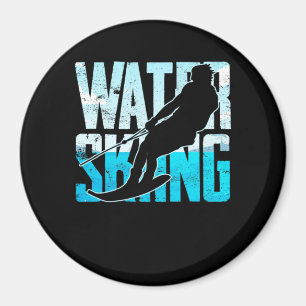 Großartiges Wasserski - Geschenk Wasserski Wassers Magnet
