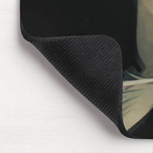 Großartiges weißes Koi Mousepad (Ecke)