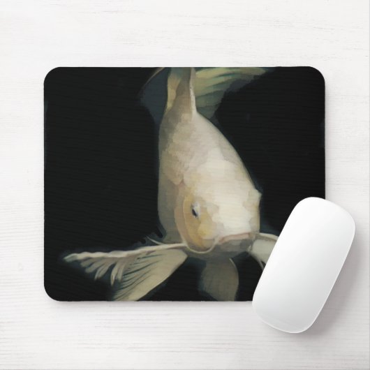 Großartiges weißes Koi Mousepad (Mit Mouse)