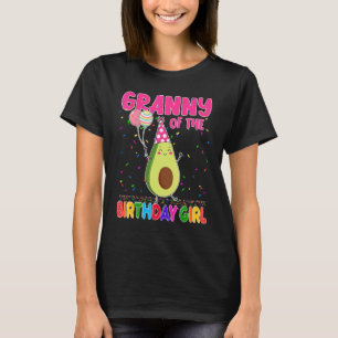 Großartigkeit der Geburtstagsfamilie Girl Avocados T-Shirt