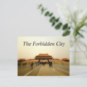 Großartigkeit der Postkarte für verbotene Städte (Stehend Vorderseite)