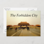 Großartigkeit der Postkarte für verbotene Städte (Vorne/Hinten)