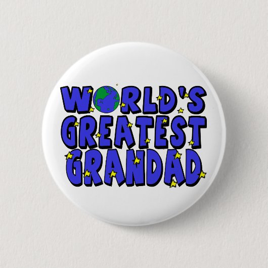 Großartigster Opa der Welt Button (Vorderseite)